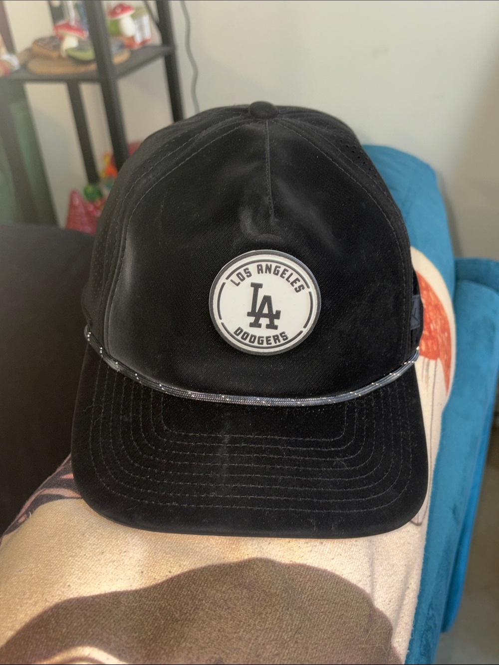 Black Dodger Baseball Cap